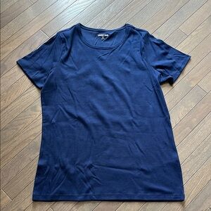 Lands' End Women's Navy Blue Top XL NWT